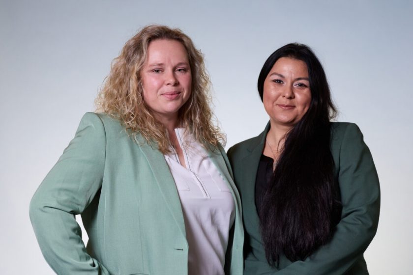 v.l.n.r. Kati Klinzing, Svetlana Thieme; Foto-Credit: Deutscher Lehrkräftepreis